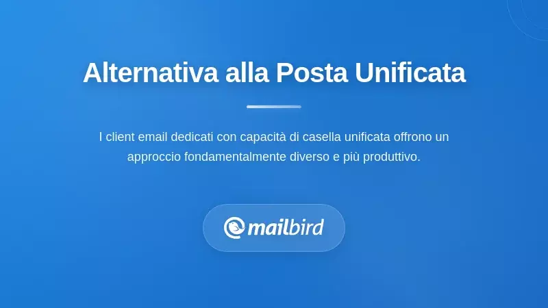 L'alternativa alla Posta in Arrivo Consolidata: Un Approccio Diverso