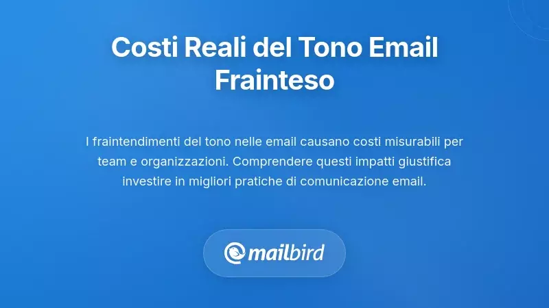 Professionisti aziendali che vivono i costi delle incomprensioni sul tono delle email al lavoro