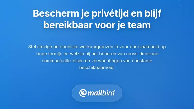 Je Persoonlijke Tijd Beschermen Terwijl Je Teamresponsiviteit Behoudt