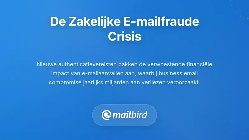 De Crisis van Business Email Compromise die Deze Veranderingen Aanstuurt