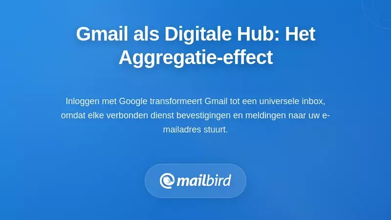 Gmail als jouw digitale levencentrum: Het aggregatie-effect