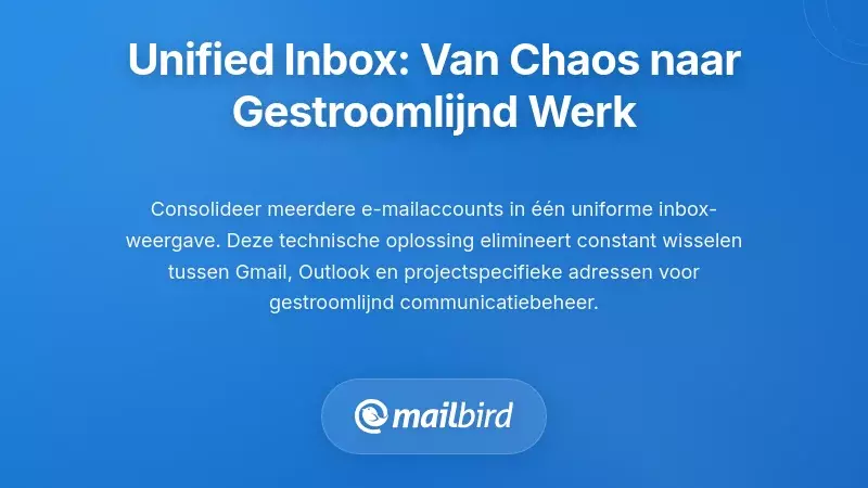 De Gecombineerde Inbox Oplossing: Chaos Consolideren Tot Beheersbare Workflow