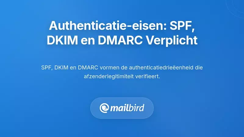Vereisten voor afzenderauthenticatie: het SPF-, DKIM- en DMARC-mandaat