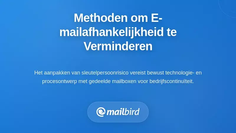 Patronen en Technieken om Inbox-gebaseerd Risico van Sleutelpersonen te Verminderen
