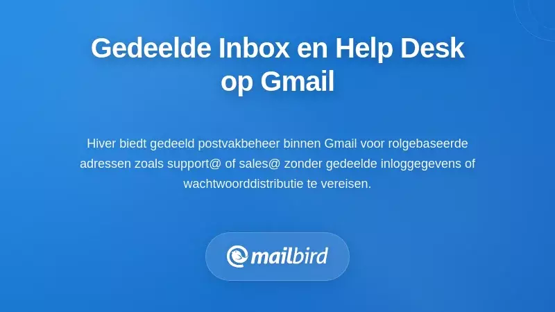 Gedeelde Postvak IN en Helpdeskplatforms Gebouwd op Gmail