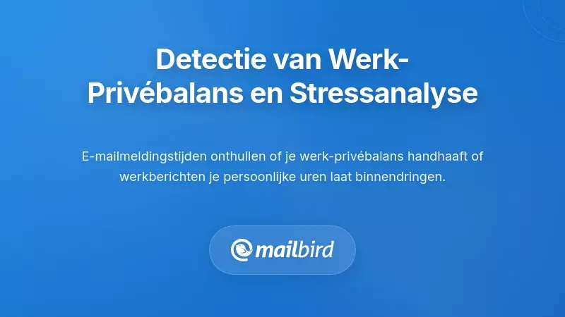 Detectie van Werk-Privégrenzen en Stressniveau-Inferentie