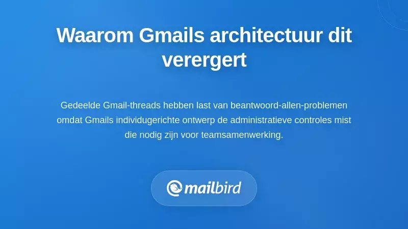 Gmail architectuurdiagram dat kwetsbaarheid van gedeelde accountgesprekken toont