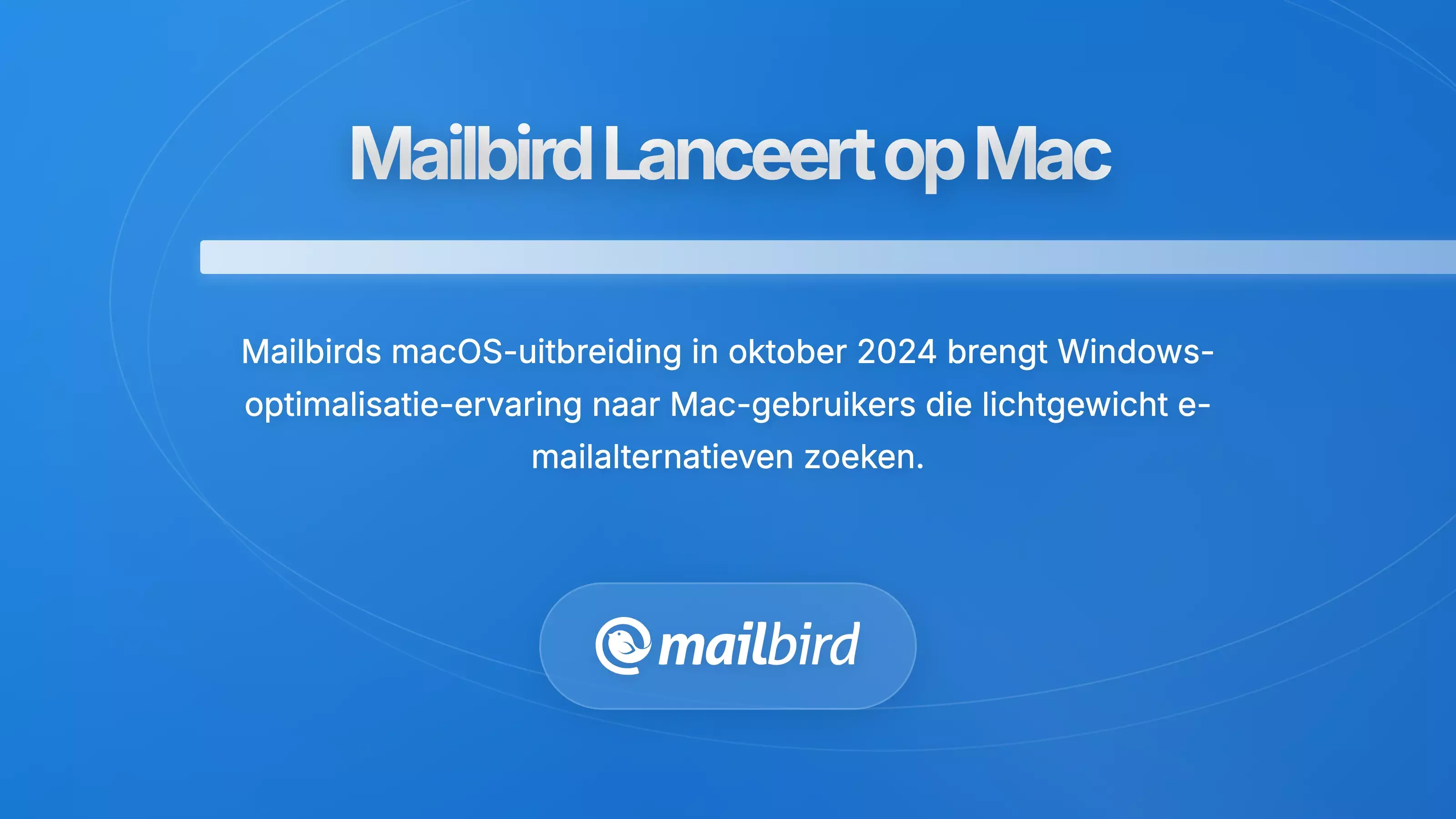 Mailbird e-mailclient interface die zijn nieuwe Mac-versie toont, gelanceerd in oktober 2024
