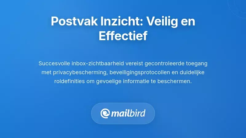Inboxzichtbaarheid veilig en effectief implementeren
