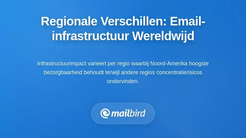 Regionale Variaties: Hoe E-mailinfrastructuur Wereldwijd Verschilt