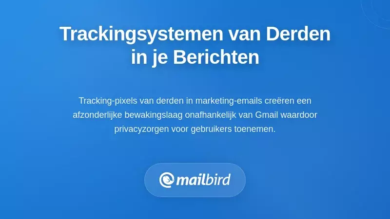 Trackingmechanismen van Derden Ingebed in Uw Berichten