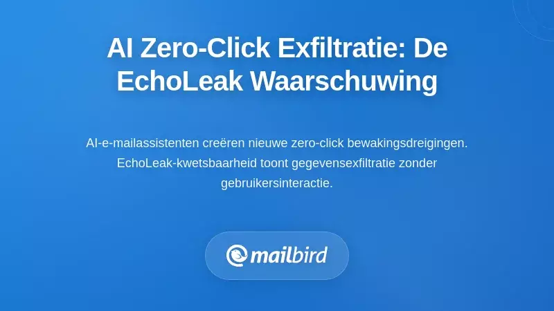AI-gedreven zero-click exfiltratie: de EchoLeak wake-up call