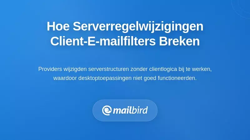 Hoe Wijzigingen in Server-Side Regels Client-Side E-mailfilters Verstoren