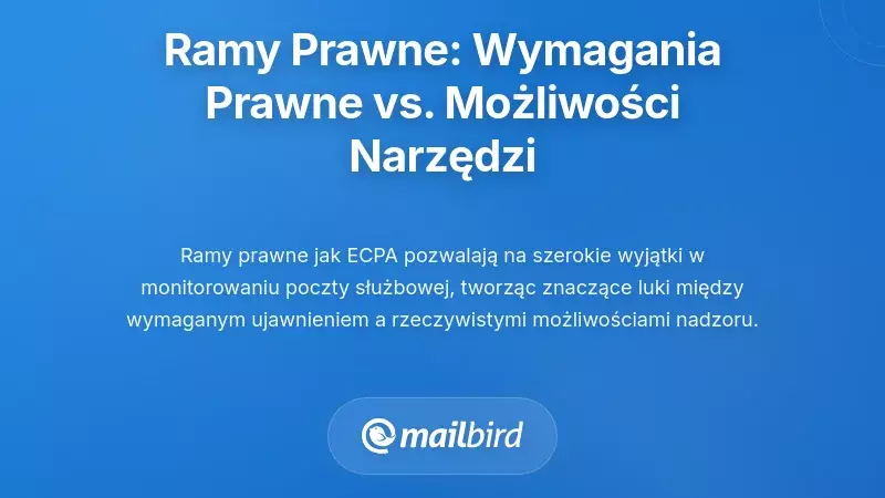 Ramy prawne: czego wymagają przepisy, a co umożliwiają narzędzia