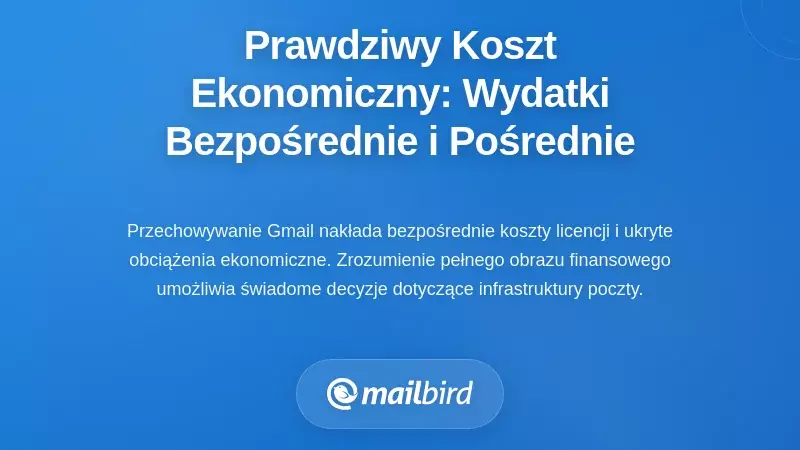 Prawdziwy koszt ekonomiczny: koszty bezpośrednie i pośrednie