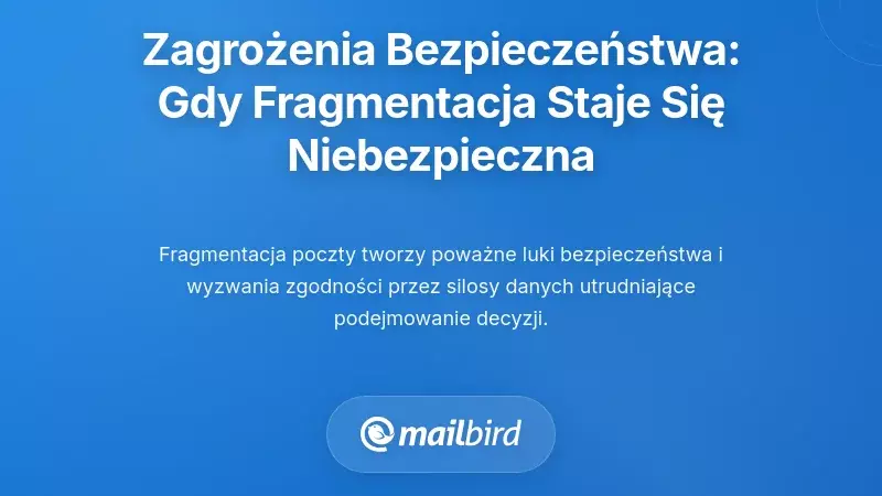 Ryzyko dla bezpieczeństwa i zgodności: kiedy fragmentacja staje się niebezpieczna