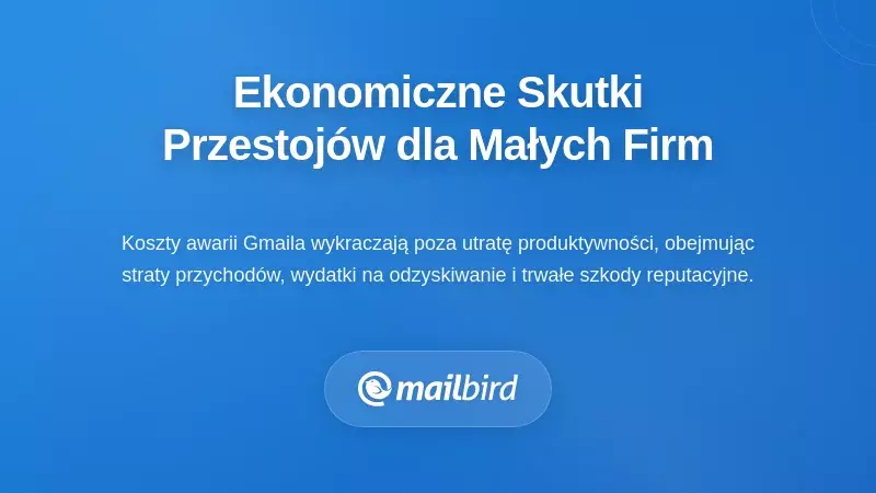 Niszczycielska ekonomia przestoju dla małych firm