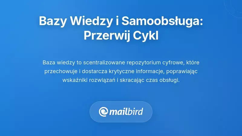 Bazy Wiedzy i Samoobsługa: Fundament Przełamywania Cyklu
