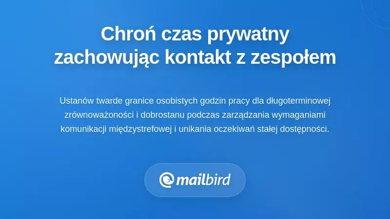 Ochrona Twojego Czasu Prywatnego przy Zachowaniu Responsywności Zespołu