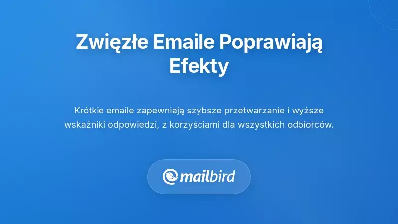 Profesjonalista biznesowy otrzymujący zwięzły e-mail z pozytywną odpowiedzią, pokazujący poprawę wynik&oacute;w komunikacji