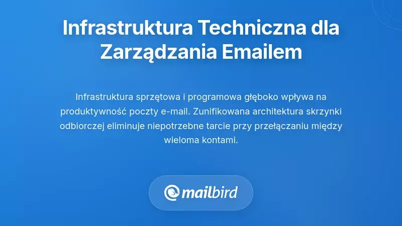 Budowa infrastruktury technicznej dla zintegrowanego zarządzania e-mailem