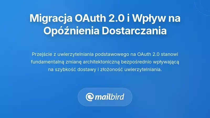 Przejście na OAuth 2.0 i jego wpływ na opóźnienia w dostarczaniu wiadomości