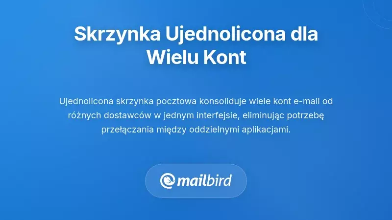 Rozwiązanie Zunifikowanej Skrzynki Odbiorczej: Konsolidacja Wiele Kont