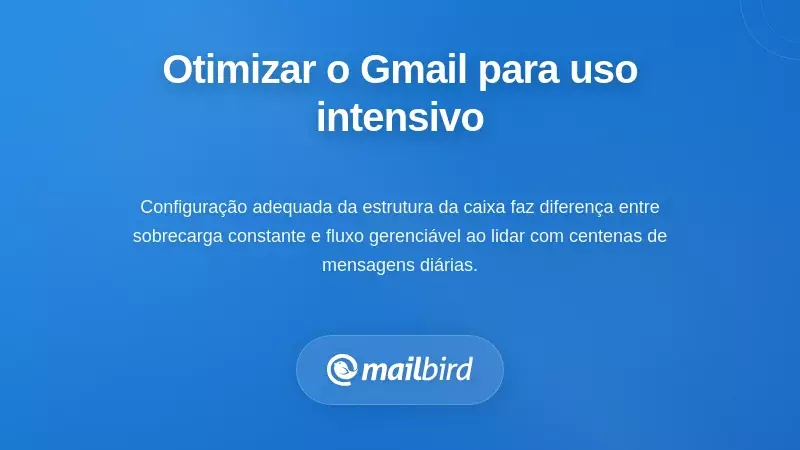 Otimização da Disposição da Caixa de Entrada do Gmail para Uso Intensivo