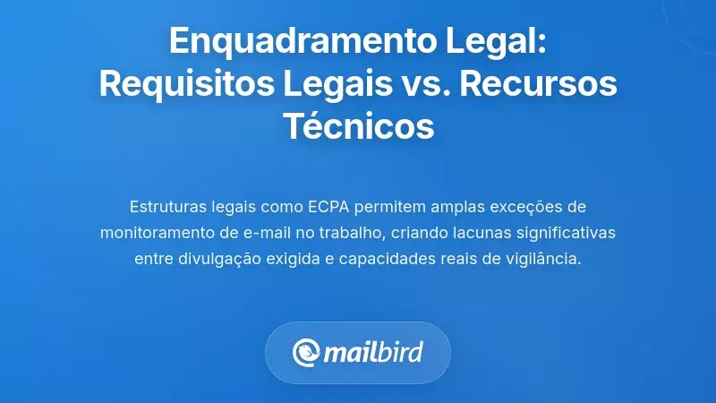 O Quadro Legal: O Que as Leis Exigem vs. O Que as Ferramentas Permitem