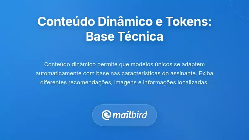 Conte&uacute;do Din&acirc;mico e Tokens de Personaliza&ccedil;&atilde;o: A Base T&eacute;cnica