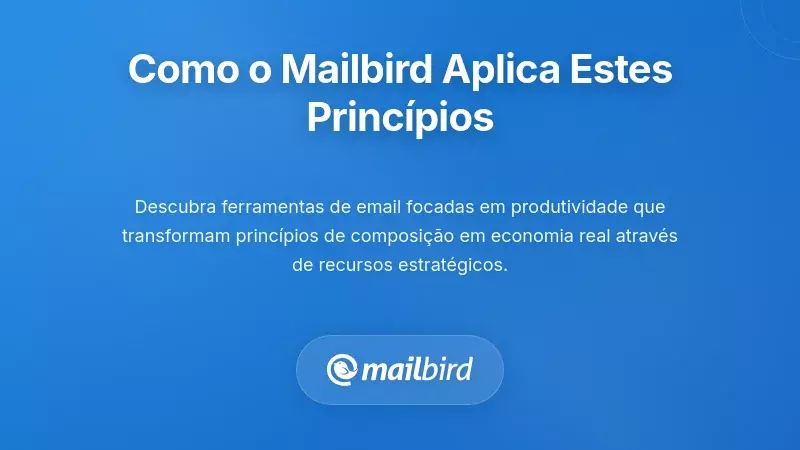 Interface do cliente de email Mailbird a mostrar ferramentas de composição e funcionalidades de modelos para escrita eficiente
