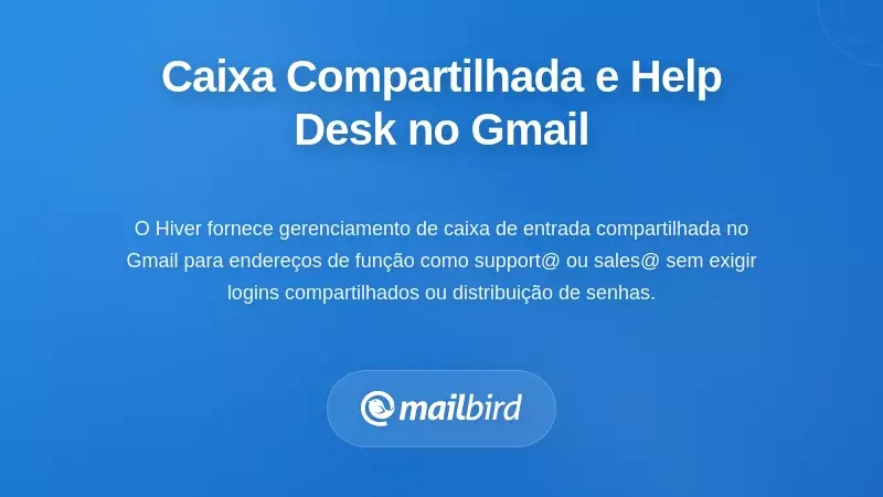 Caixas de Entrada Partilhadas e Plataformas de Help Desk Construídas com Gmail