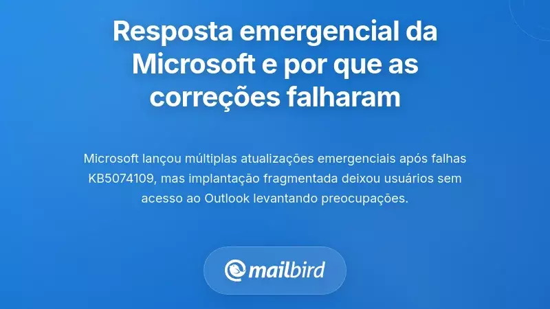 Resposta de Emergência da Microsoft e Por Que as Correções Não Funcionaram Para Todos