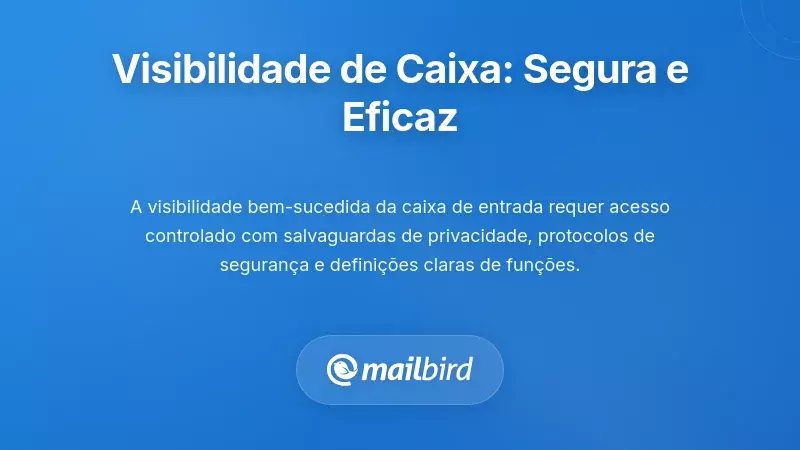 Implementa&ccedil;&atilde;o Segura e Eficaz da Visibilidade da Caixa de Entrada