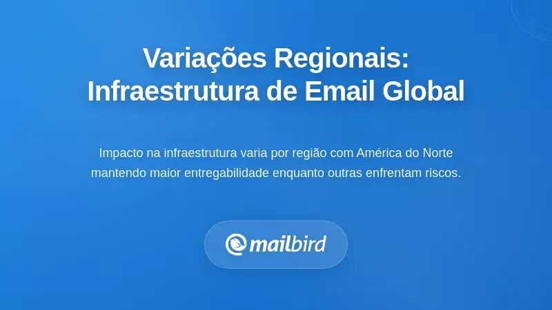 Variações Regionais: Como a Infraestrutura de Email Difere Globalmente