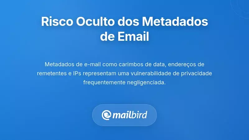 Visualiza&ccedil;&atilde;o dos metadados de e-mail mostrando vulnerabilidades de privacidade nos sistemas de categoriza&ccedil;&atilde;o autom&aacute;tica