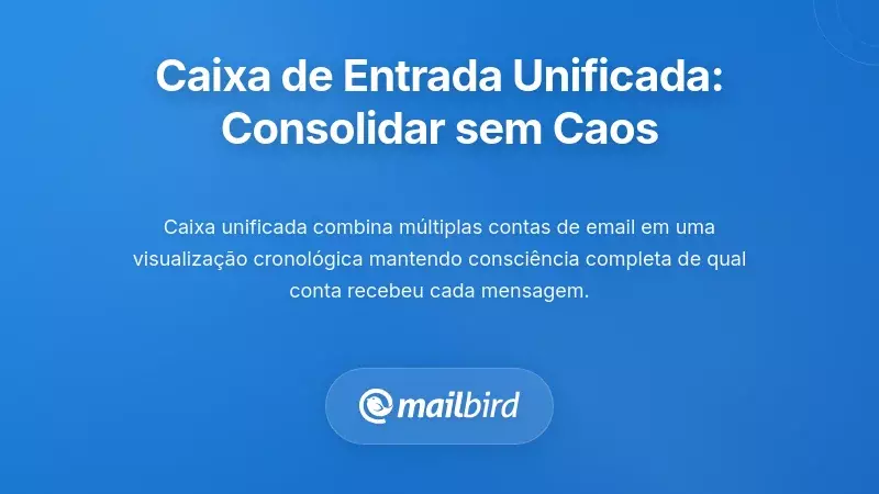 A Solução da Caixa de Entrada Unificada: Consolidar Sem Criar Caos