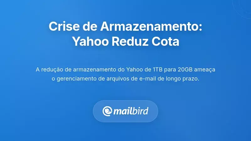 A Crise de Armazenamento: A Redução Dramática da Quota da Yahoo