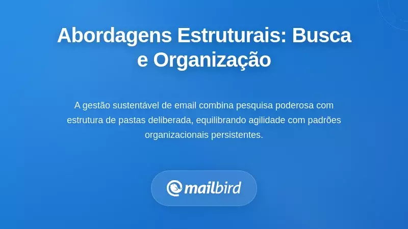 Abordagens Estruturais: Combinando Pesquisa com Organização