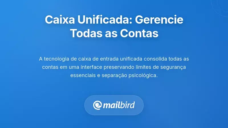 A Solu&ccedil;&atilde;o de Caixa de Entrada Unificada: Gerenciar V&aacute;rias Contas em Um S&oacute; Lugar