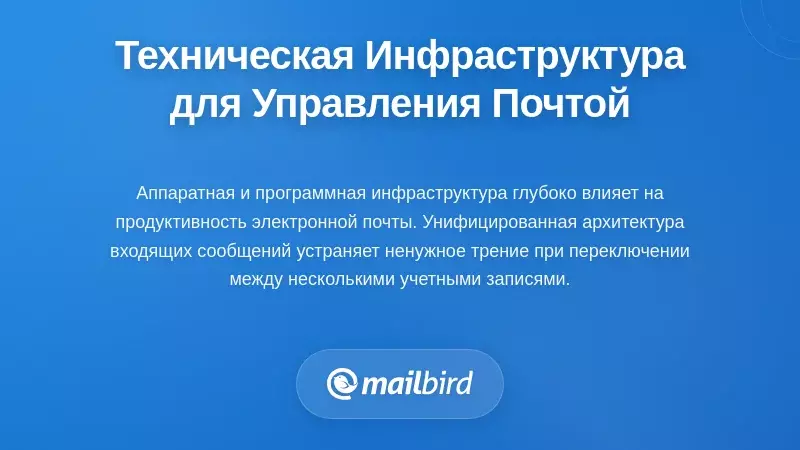 Создание технической инфраструктуры для унифицированного управления электронной почтой