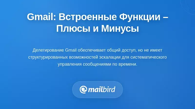 Встроенные возможности Gmail: что работает и чего не хватает