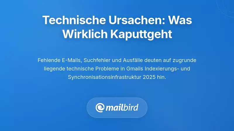 Technische Grundursachen: Verstehen, was tats&auml;chlich kaputtgeht