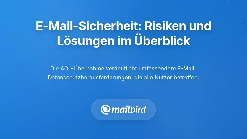 Die breitere Landschaft der E-Mail-Sicherheit: Ihre Risiken und Optionen verstehen