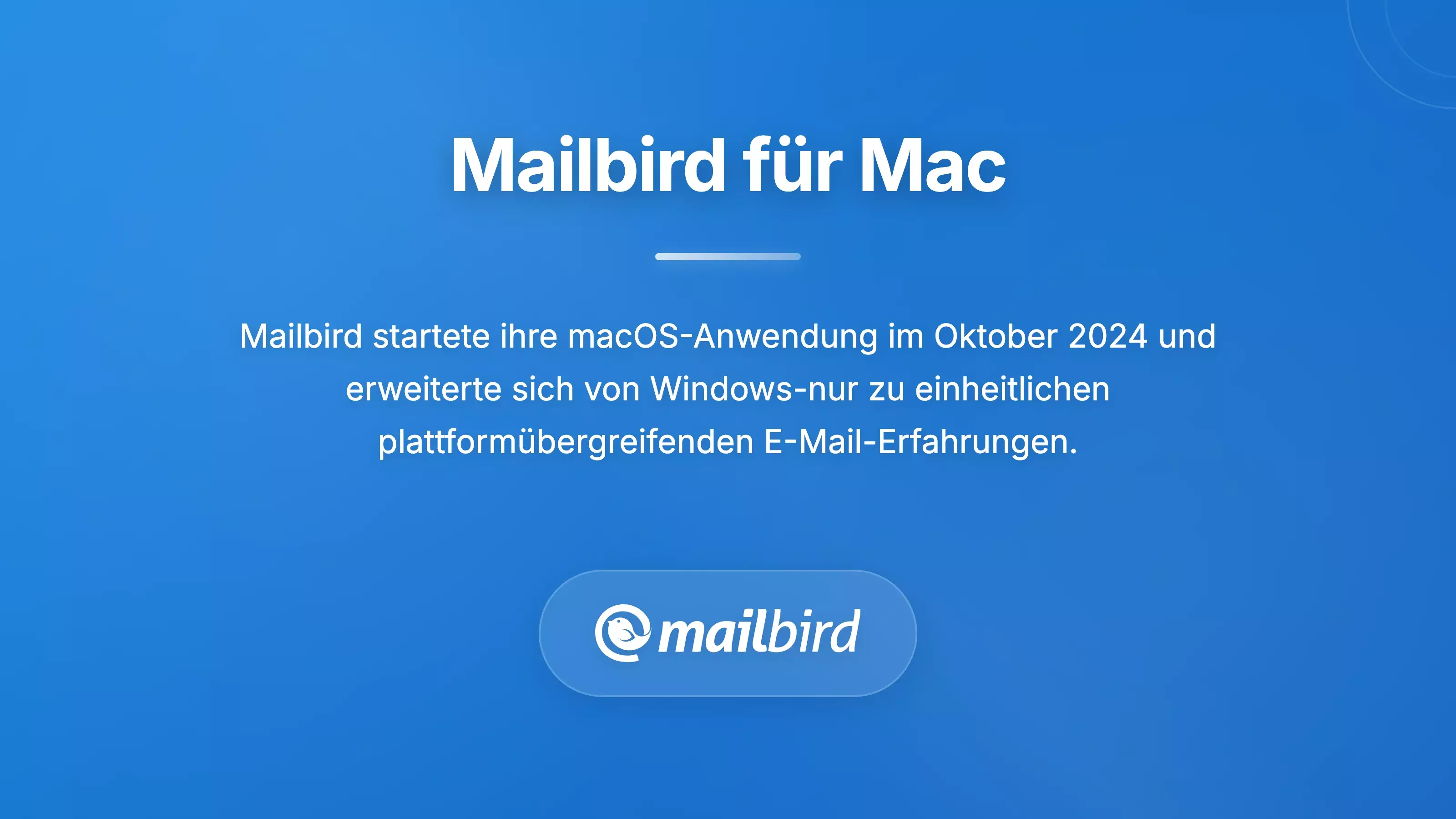 Mailbird Mac-Anwendungsstart im Jahr 2024 mit verbesserten GMX E-Mail-Client-Funktionen