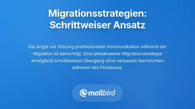 Praktische Strategien f&uuml;r die Migration: Ein stufenweiser Ansatz f&uuml;r den &Uuml;bergang