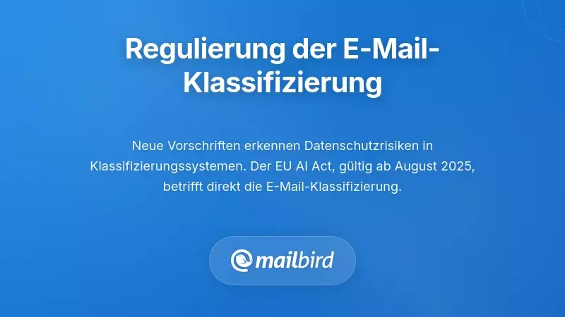 Der regulatorische Rahmen f&uuml;r die Klassifizierung von E-Mails