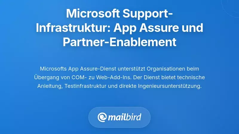 Microsofts Support-Infrastruktur: App Assure und Partnerenabled