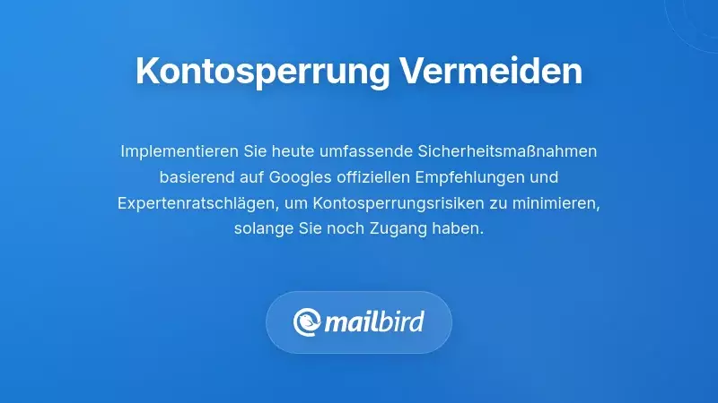 Schritte zum Schutz des Gmail-Kontos vor Sperren mit Backup-Wiederherstellungsmethoden
