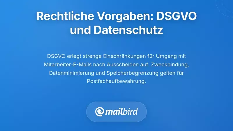 Gesetzliche und regulatorische Einschr&auml;nkungen: GDPR und Datenschutz&uuml;berlegungen